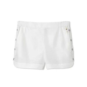 NWT Tibi Crispy Nylon Shorts with Snaps size XL